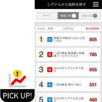 PICK UP! 株チャート